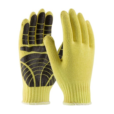 Pip Seamless Knit Kevlar Glove with PVC Tiger Paw Grip - Medium Weight, 12PK 08-K300PS/M